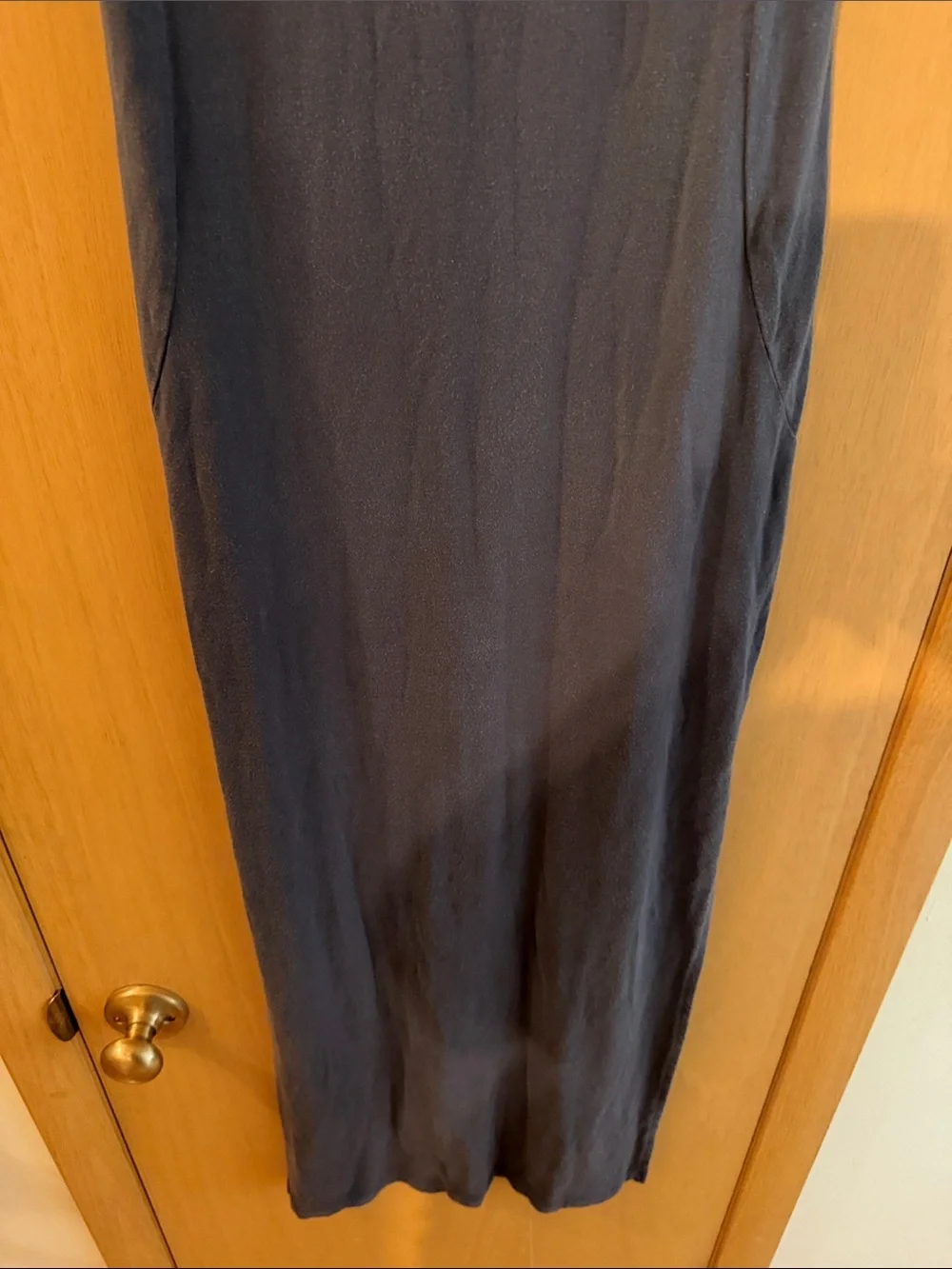 Quince Women’s Tencel Jersey Tank Stretch Maxi Dress Gray Size Medium